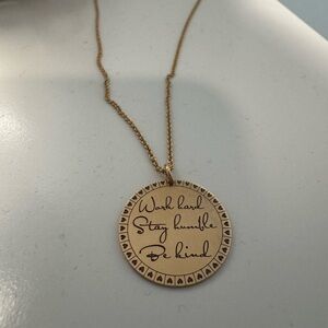 Zoe Chicco mantra necklace